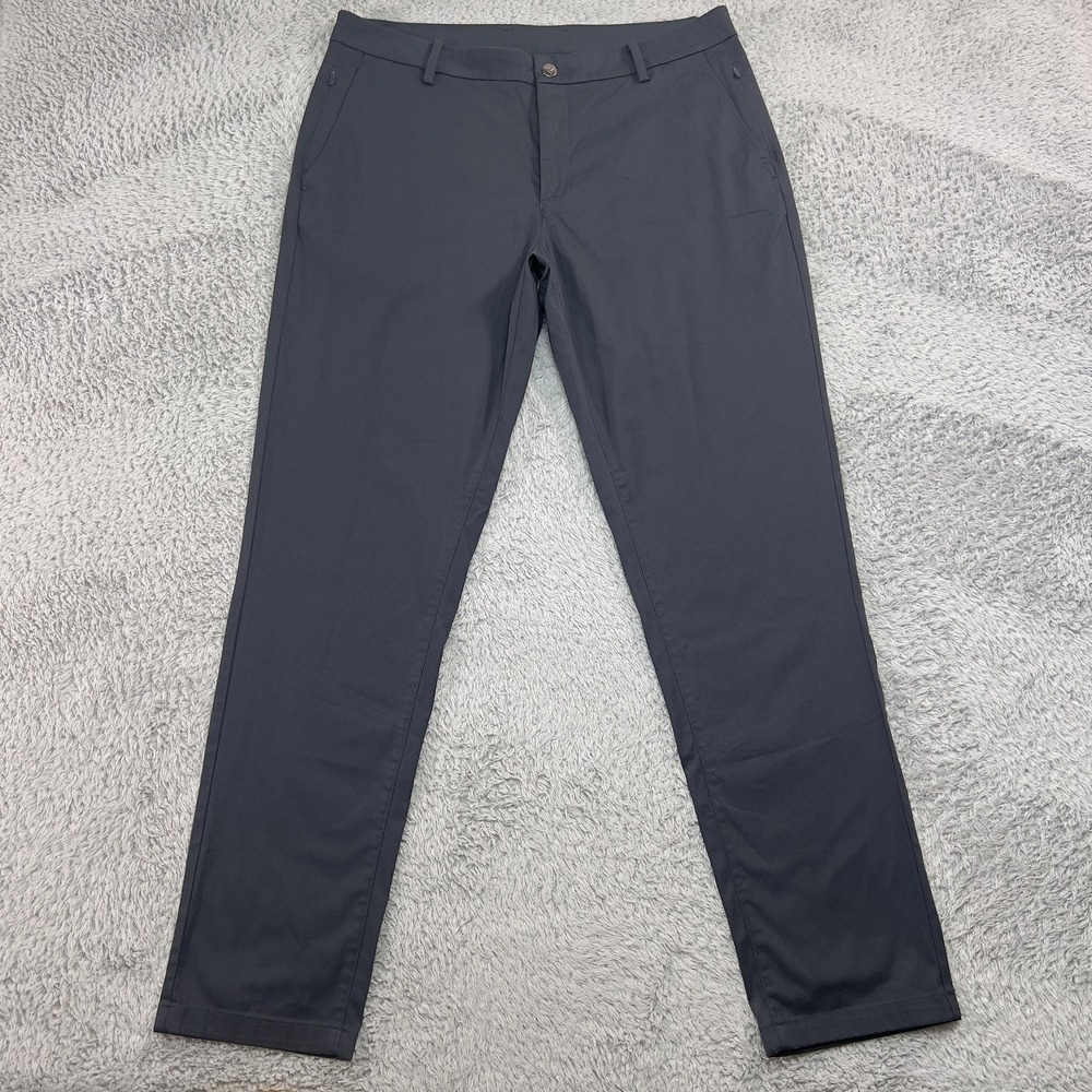 Birddogs Boomstick‎ Men's 36x32 Slim Tapered Tech Pants Navy Blue Stretch Golf